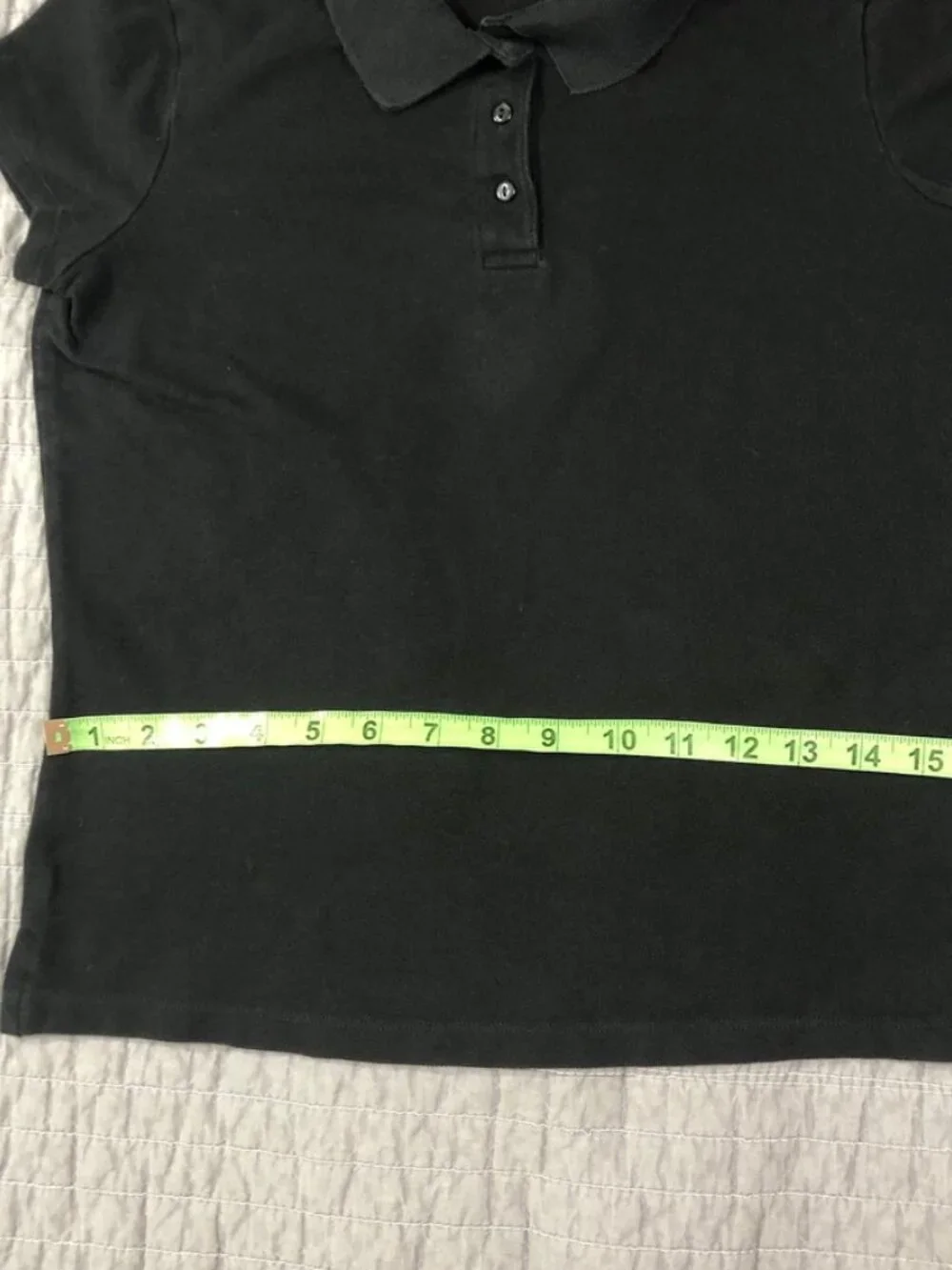 4/$15 Old Navy Polo Shirt Girl XL 14-16 Black Classic School Preppy